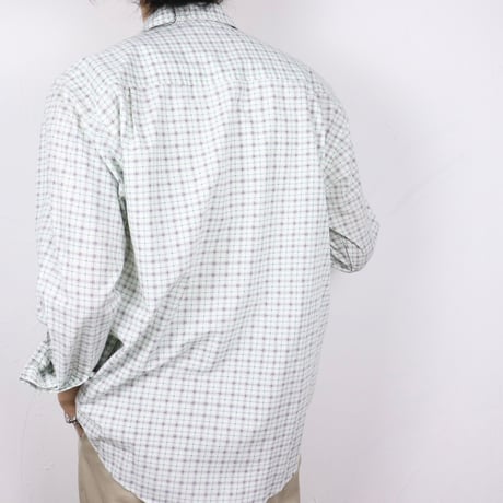 Euro Micro Check Dress Shirt 1990s