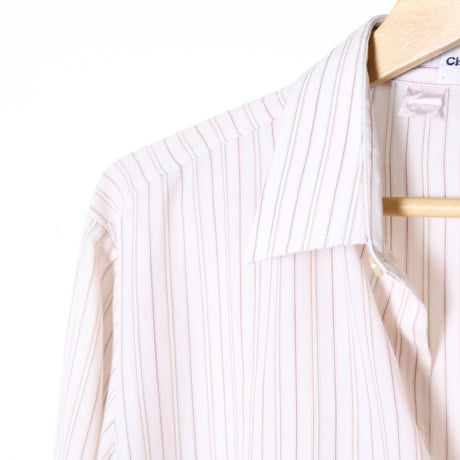 French Multi Stripe Dress Shirt 1980s