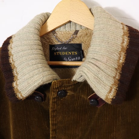 Sears Corduroy Pile Lined Coat 1960s–1970s