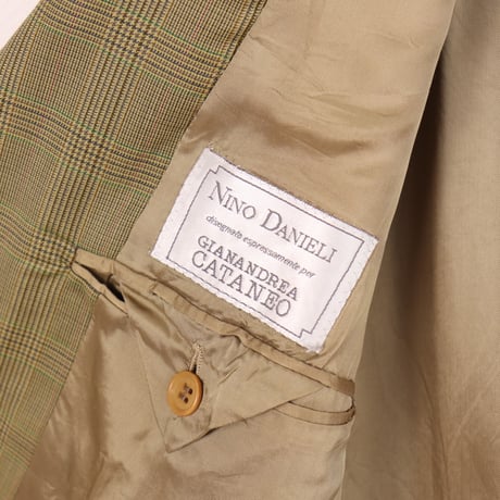 Nino Danieli  / 1980s–Early 1990s Italian Glen Check Blazer