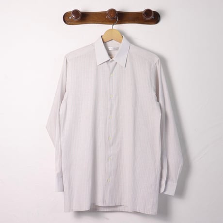 Victor de Cessieu / 1990s French Fine Stripe Cotton Shirt