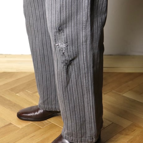 French Work Stripe Trousers 1950s