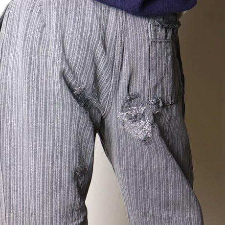 French Work Stripe Trousers 1950s