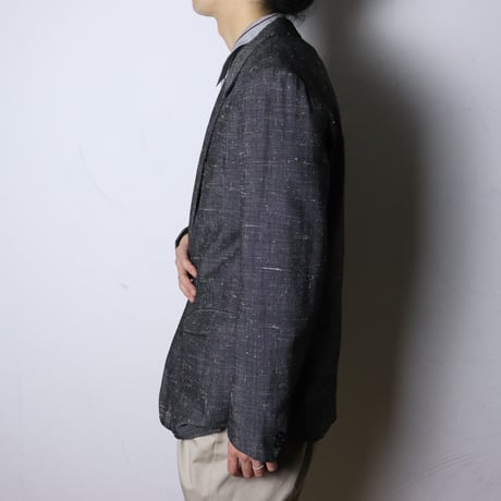 French Nep Fabric Tailored Jacket 1980s