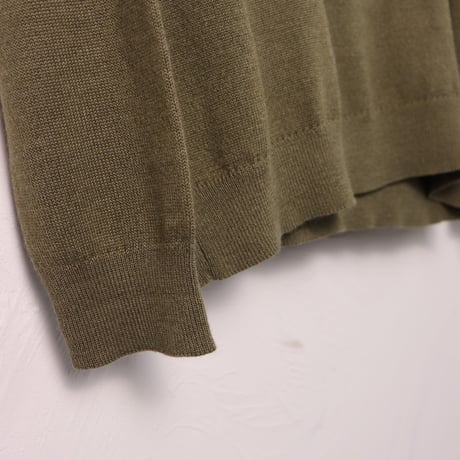 Blue Mag / 1980s Italian Wool Knit Polo Shirt
