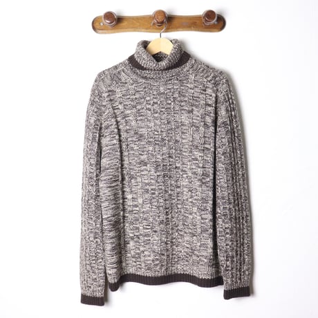 Celio Sportswear Ribbed Knit Sweater 1990s