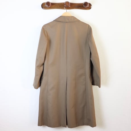 Société Tergal / 1970s French Brown Polyester Overcoat