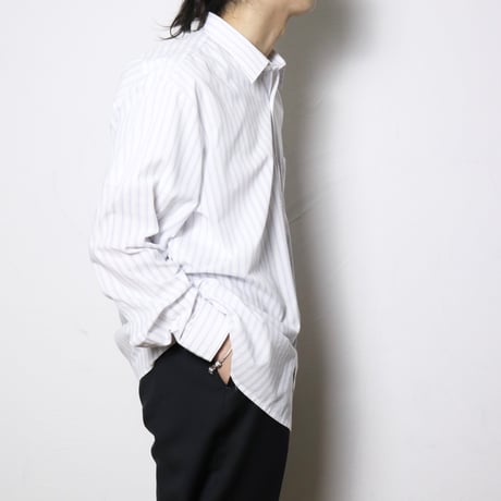 "C&A" Stripe Dress Shirt 1990s-00s