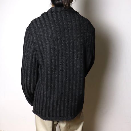 Bizzarro Knit × Suede Jacket 1990s