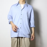 Trevira Fabric Light Blue Knit Shirt 1980s–