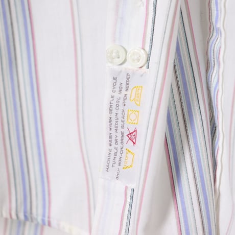 Yves Saint Laurent Stripe Dress Shirt 1990s
