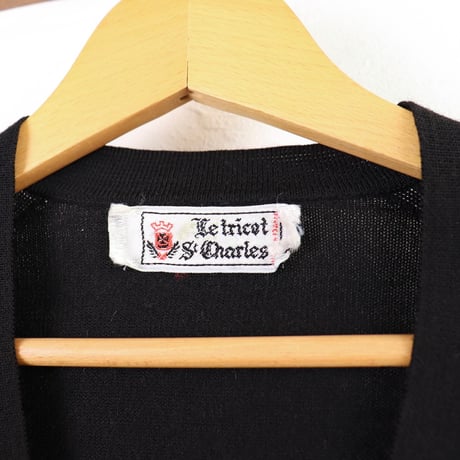 Le Tricot St. Charles / 1970s–1980s French Knit Cardigan