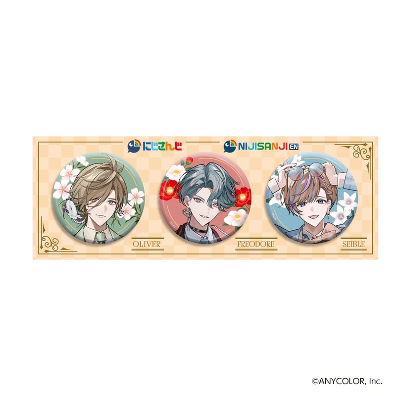 缶バッジ3個セット | にじさんじ/NIJISANJI EN x 「日本百貨店