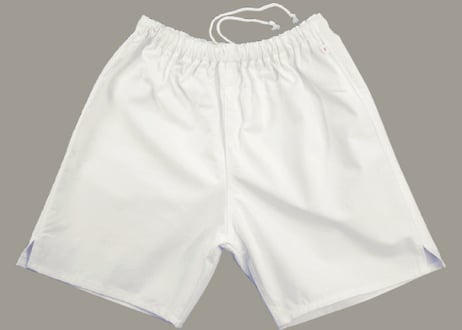 祭り用半パンツ【白】【大人用】 厚手生地 [5179]