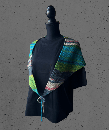 【PDF】Daily Tie Shawlのレシピ