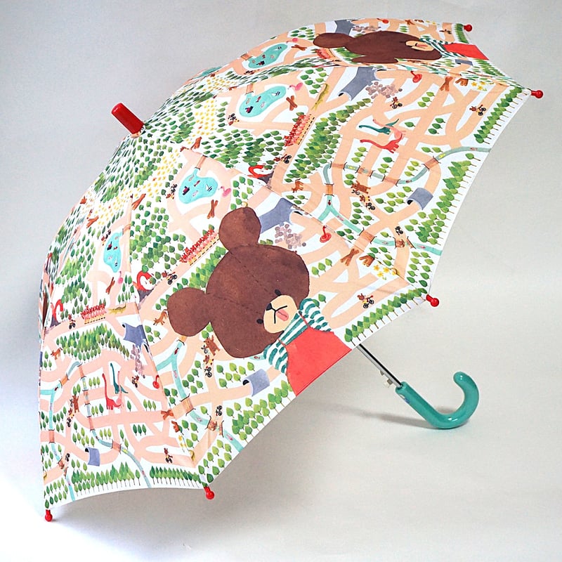 子供用雨傘『くまのがっこう』ワンタッチ式・50cm | 近藤洋傘店