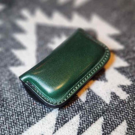 ◆MOON.MARKⅢ./Cordovan. Coin Case.xxx. Green.Edition