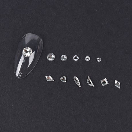 ダイヤモンドストーン 12Types White Round NC-206