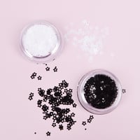 フラワーホログラムB (Black/White)