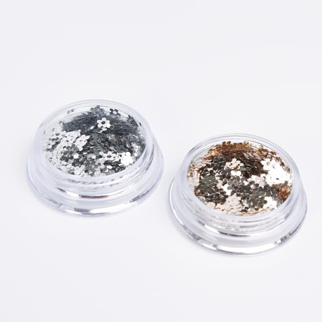 フラワーホログラム A (Gold/Silver)