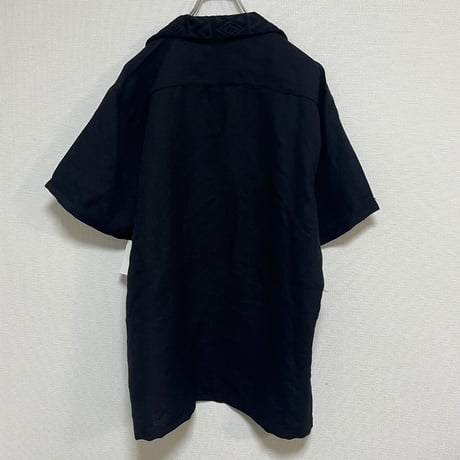 タグ付き XL MALIBU BEACH CLUB 半袖シアーシャツ ブラック