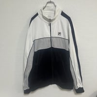 フィラ ＦIＬＡ トラックジャケット ベロア ジャージ XL ホワイト