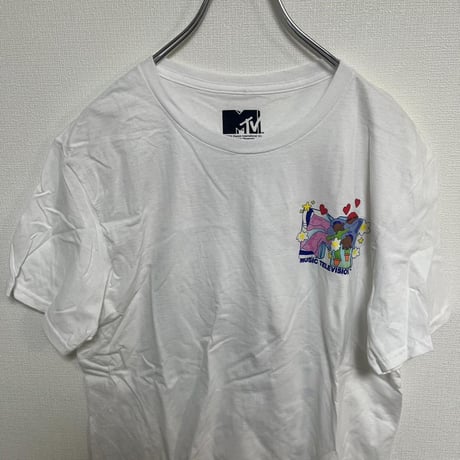 MTV Tシャツ 音楽番組 アメリカ ホワイト テレビ 音楽