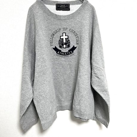 ヴィンテージ　刺繍スウェット　キリスト　jones&mitchell 古着