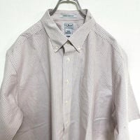 L.L.Bean ピンク コットンシャツ XL相当 USED