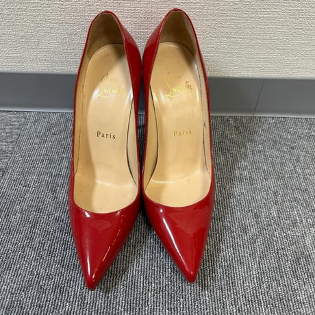 クリスチャンルブタン レッド ハイヒールパンプス
