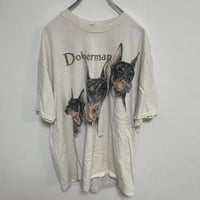 【希少】Hanes ヘインズ ドーベルマン アニマルTシャツ XL