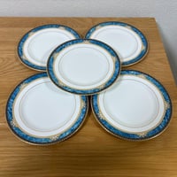 WEDGWOOD カーゾン プレート 5枚セット 金彩 ウェッジウッド 黒壺