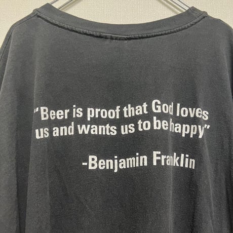 ヘインズ HANES フェードTシャツ ビール プリント スターバックス XXL