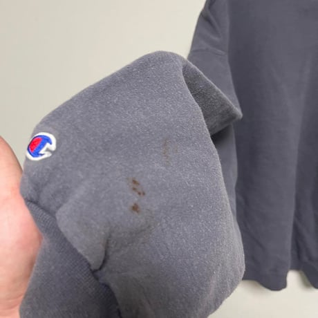 チャンピオン　スウェット　XL グレー　刺繍ロゴ　古着