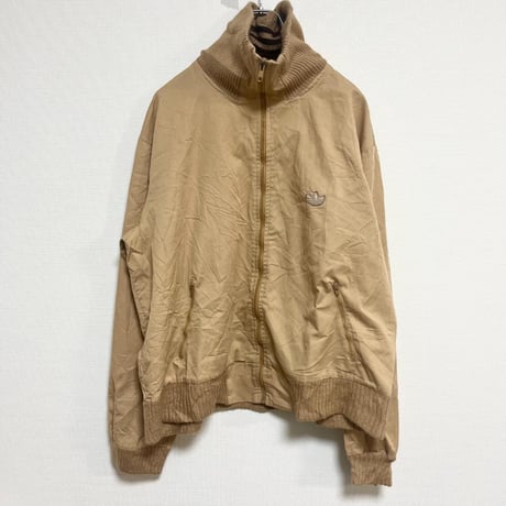 addidas アディダス ジップアップ トラックジャケット ベージュ