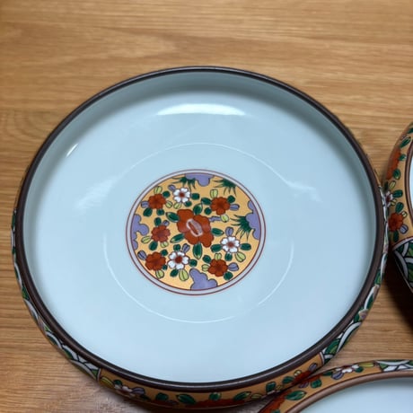 有田焼 珠光造 5枚セット 中鉢 中皿 金彩 古伊万里 和食器