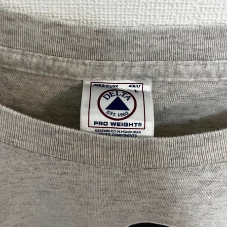 DELTA デルタ　ミッキー　Tシャツ　ライトグレー　L 古着　ディズニー
