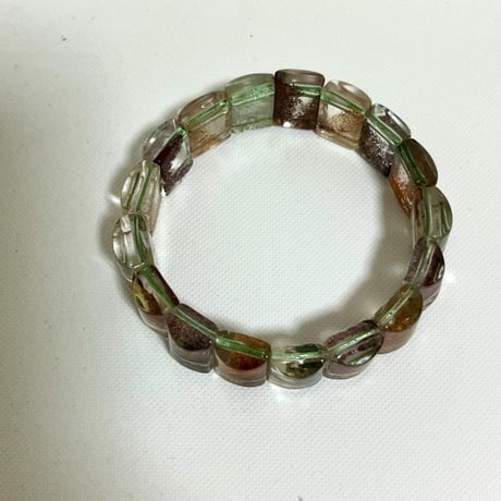 ガーデンクォーツ 四季 ミックス 1.8×1mm ブレスレット 天然石 ストーン