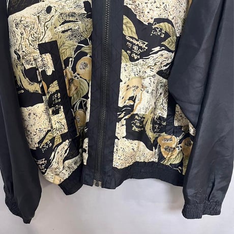 ACTIVE ELEMENTS シルクブルゾン 古着 ヴィンテージ L
