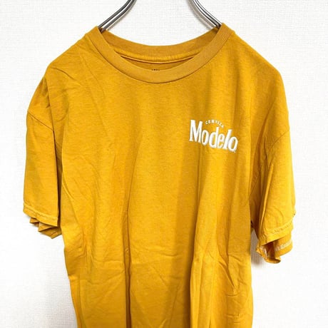 Modelo モデロ ビール 企業 Tシャツ メキシコ バックプリント 丸胴 M