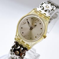Swatch（スウォッチ） ヴィンテージ レディース腕時計 クォーツ スイス製 電池交換済 USED