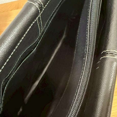 ツートーン ブラック ブラウン レディース ハンドバック レトロ クラシック