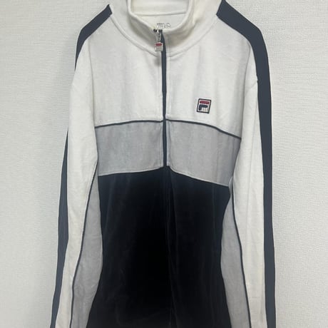 フィラ ＦIＬＡ トラックジャケット ベロア ジャージ XL ホワイト