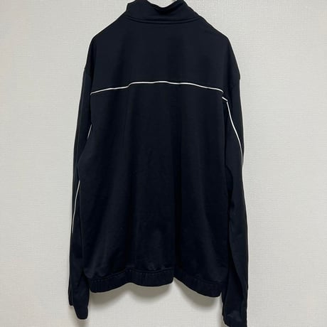 NIKE ナイキ　トラックジャケット　ジャージ　ブラック　XL 刺繍ロゴ　古着