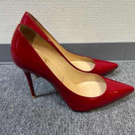 クリスチャンルブタン レッド ハイヒールパンプス