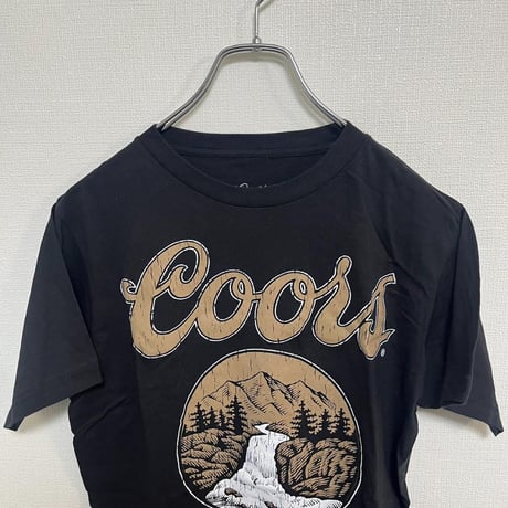 クアーズ　coors アメリカ　ビール　ロゴ　企業　Tシャツ　S