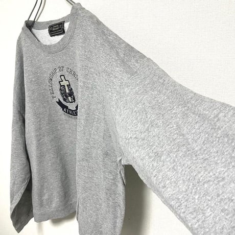 ヴィンテージ　刺繍スウェット　キリスト　jones&mitchell 古着