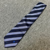 ブラックレーベル クレストブリッジ ネクタイ ストライプ ブルー
