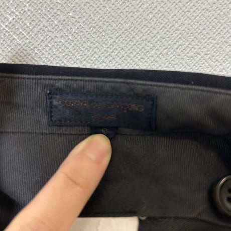 90's コムデギャルソン ウールギャバジン2タックスラックス