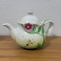 ディズニーストア限定 ティンカーベル ティーポット 花柄 廃盤 希少 美品